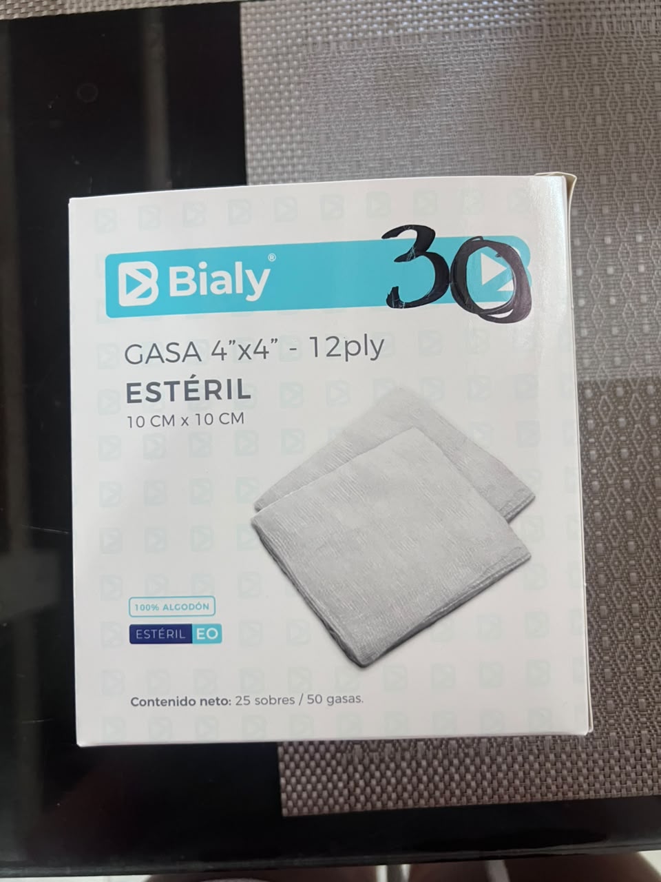 Foto de la donación: Gasa Esteril